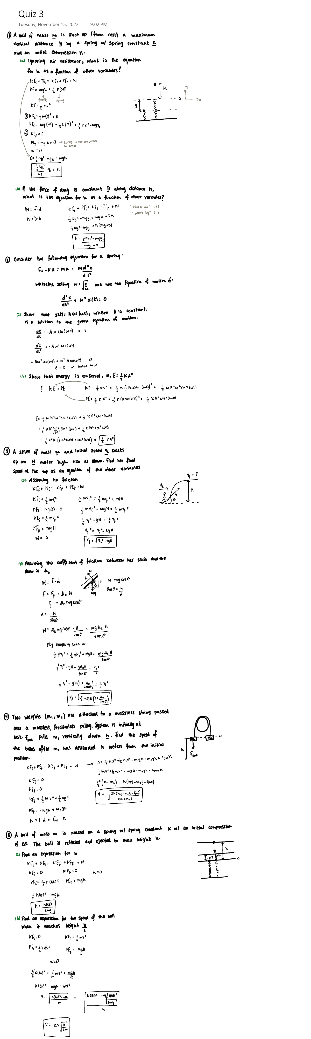 Quiz 3 Quiz 3 Review Session Held By Academic Center PEP 111 Quiz 3 Tuesday November 15