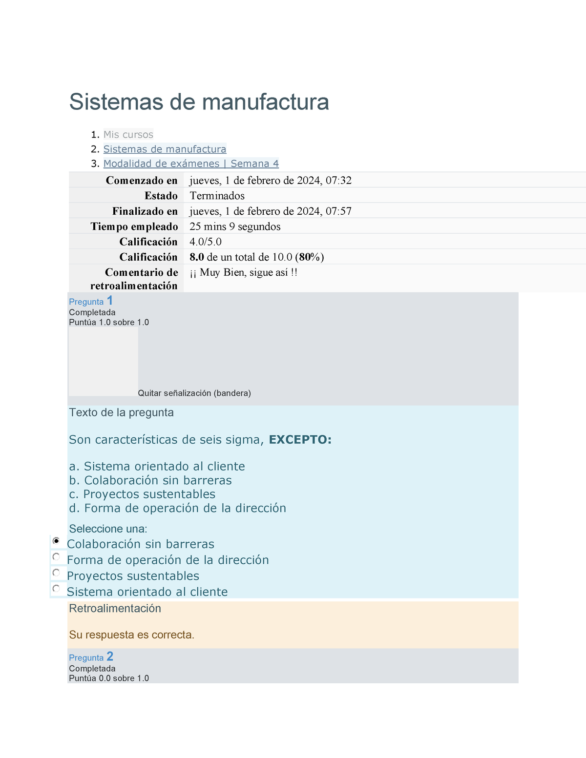 Sistemas De Manufactura Semana 4 - Sistemas De Manufactura 1. Mis ...