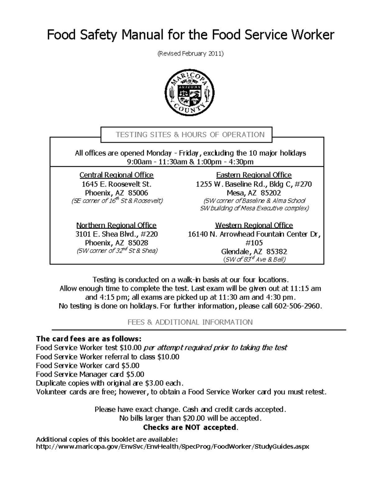 FSW English Study Guide 02011 1 Final (2) (3) - Food Safety Manual for ...