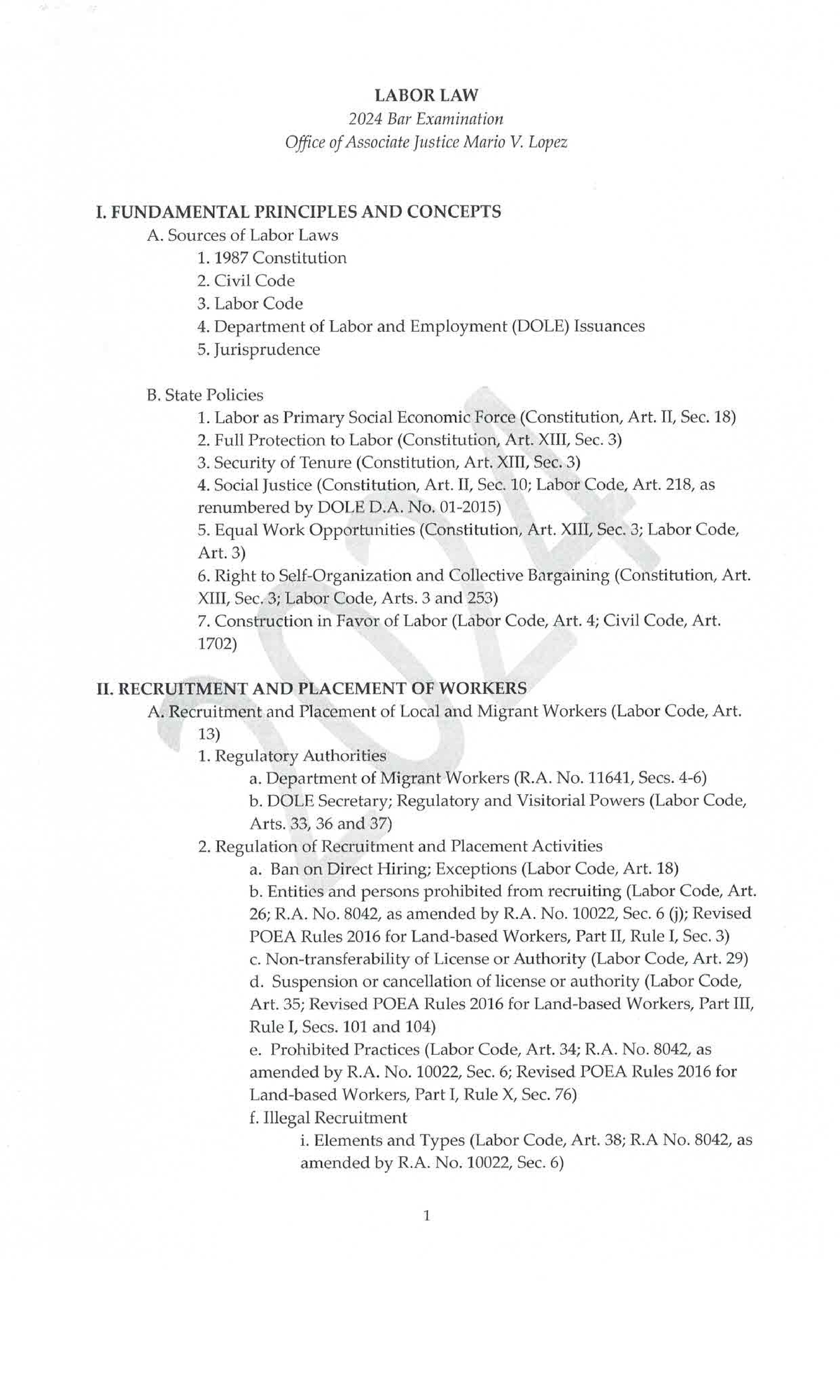 Labor Law 2024 Bar Syllabus Studocu   Thumb 1200 1999 