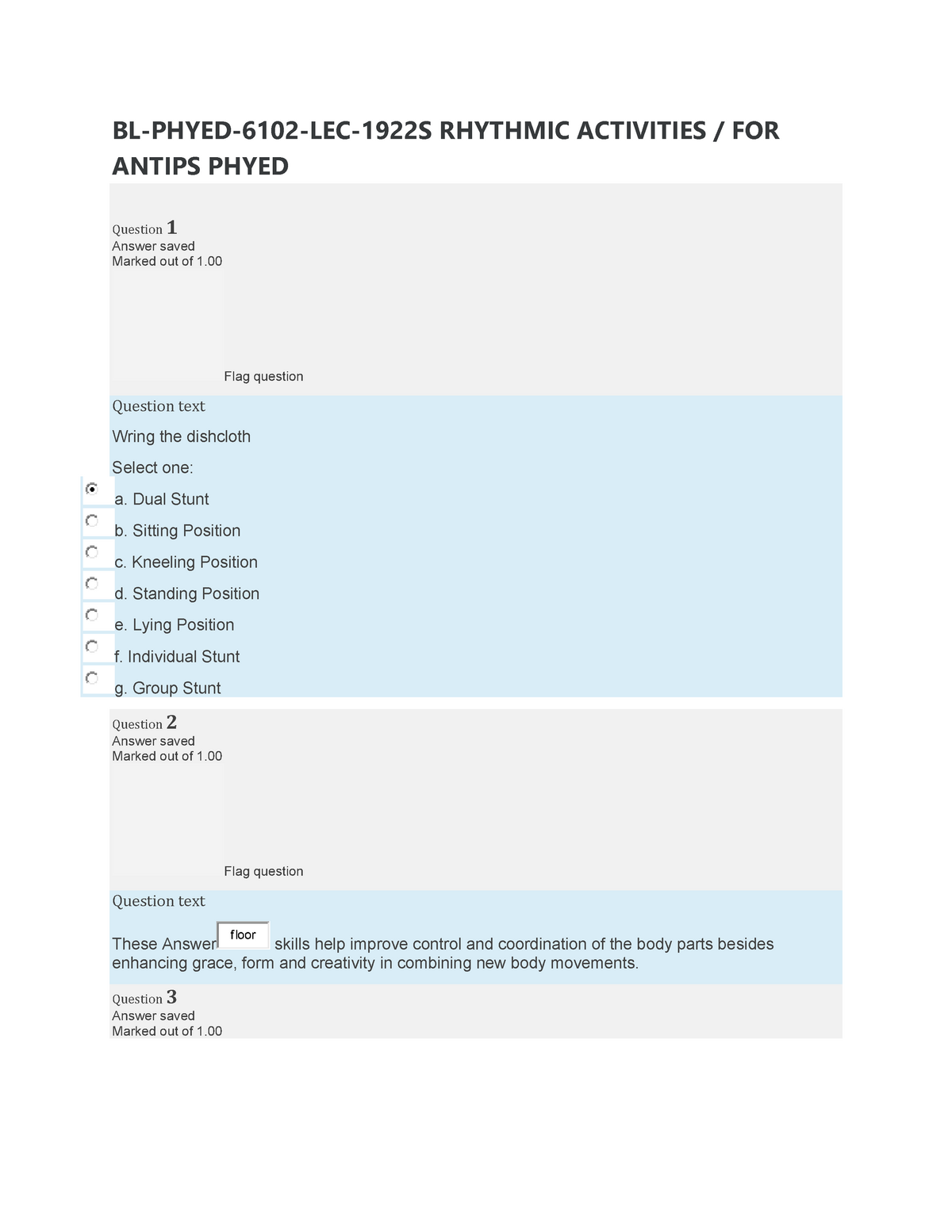 Phyedprelimtofinals - Lecture Notes 1-10 - BL-PHYED- 6102 -LEC-1922S ...