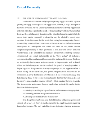 Lecturer Notes Understanding THE Supply Chain Chapter 3 - Draxel ...