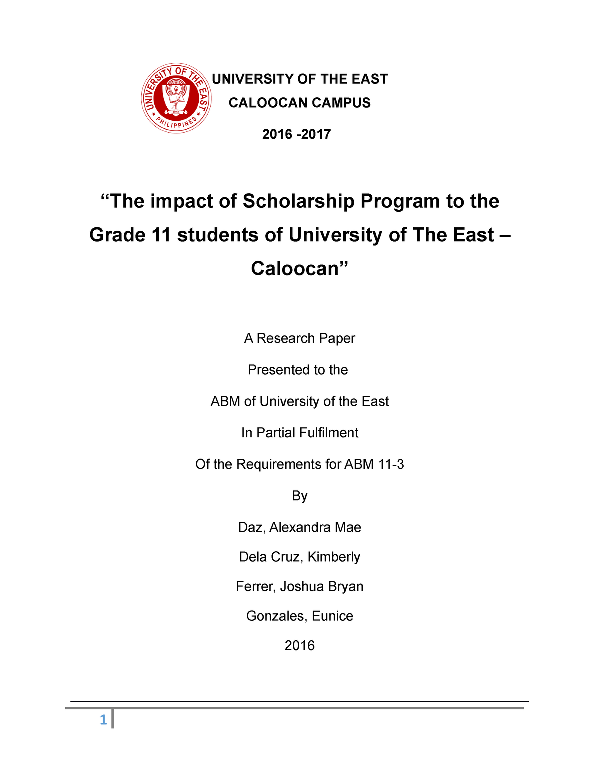 the-impact-of-scholarship-program-to-th-university-of-the