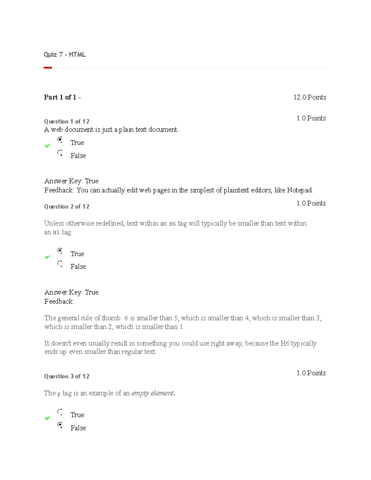 Quiz-7-html - Practice quiz Professor Earl Foxwell - Quiz 7 - HTML ...