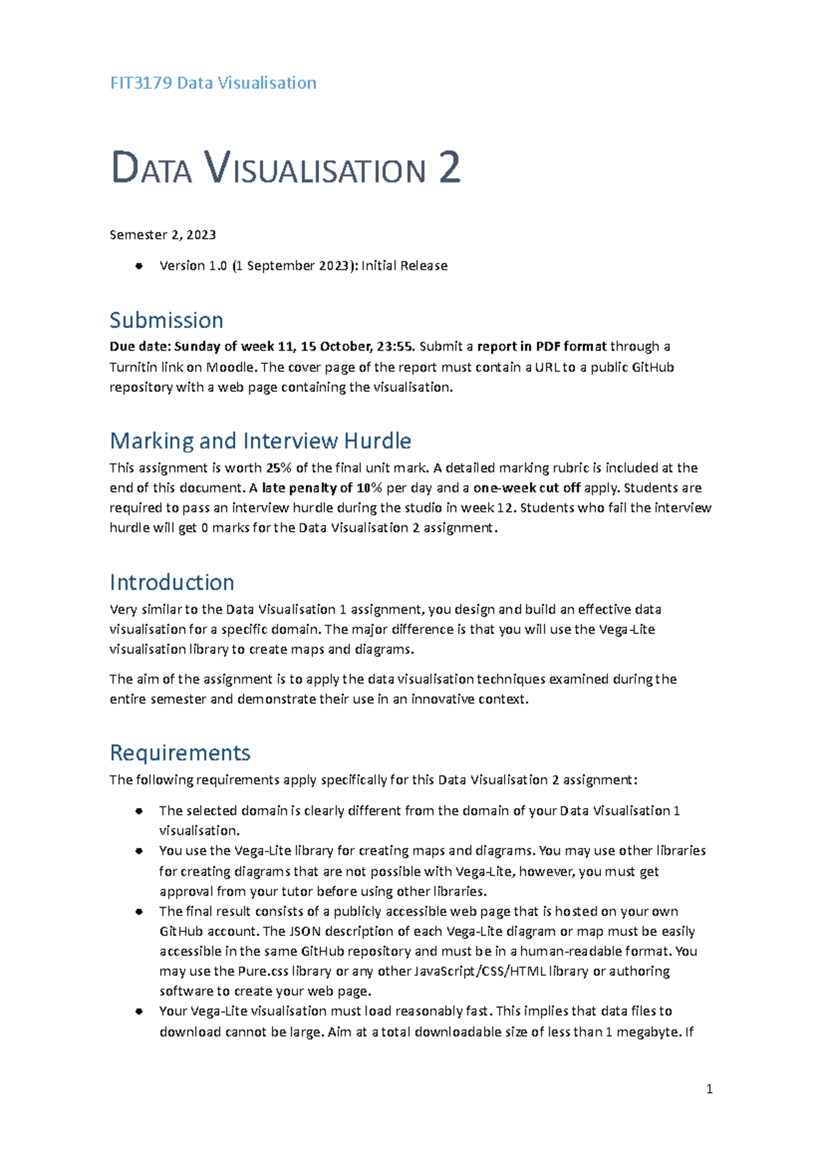 FIT3179 Data Visualisation 2 (1 - FIT3179 Data Visualisation DATA ...