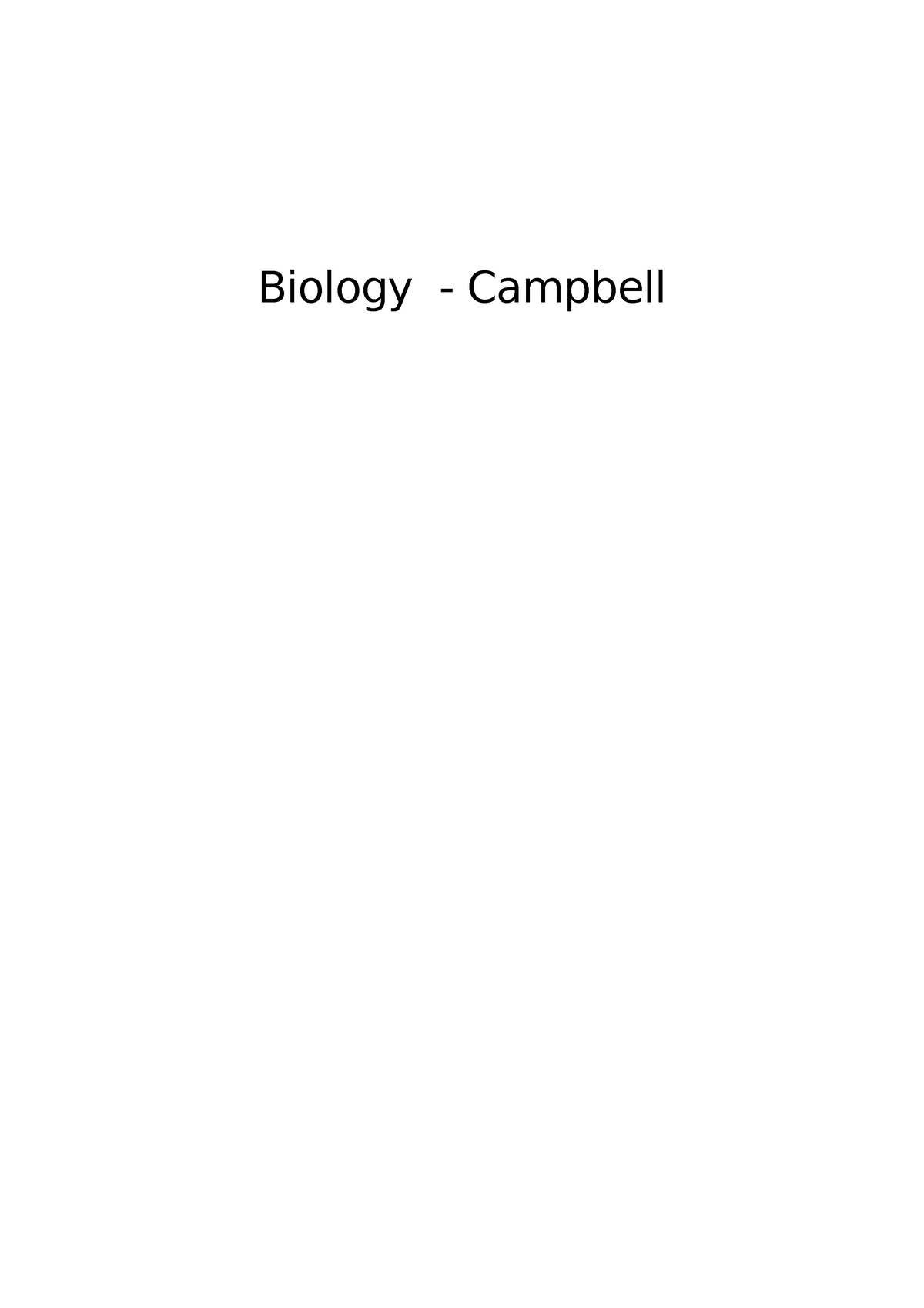 Celbiologie Biology (Campbell) 7.3 7.4 Biology Campbell