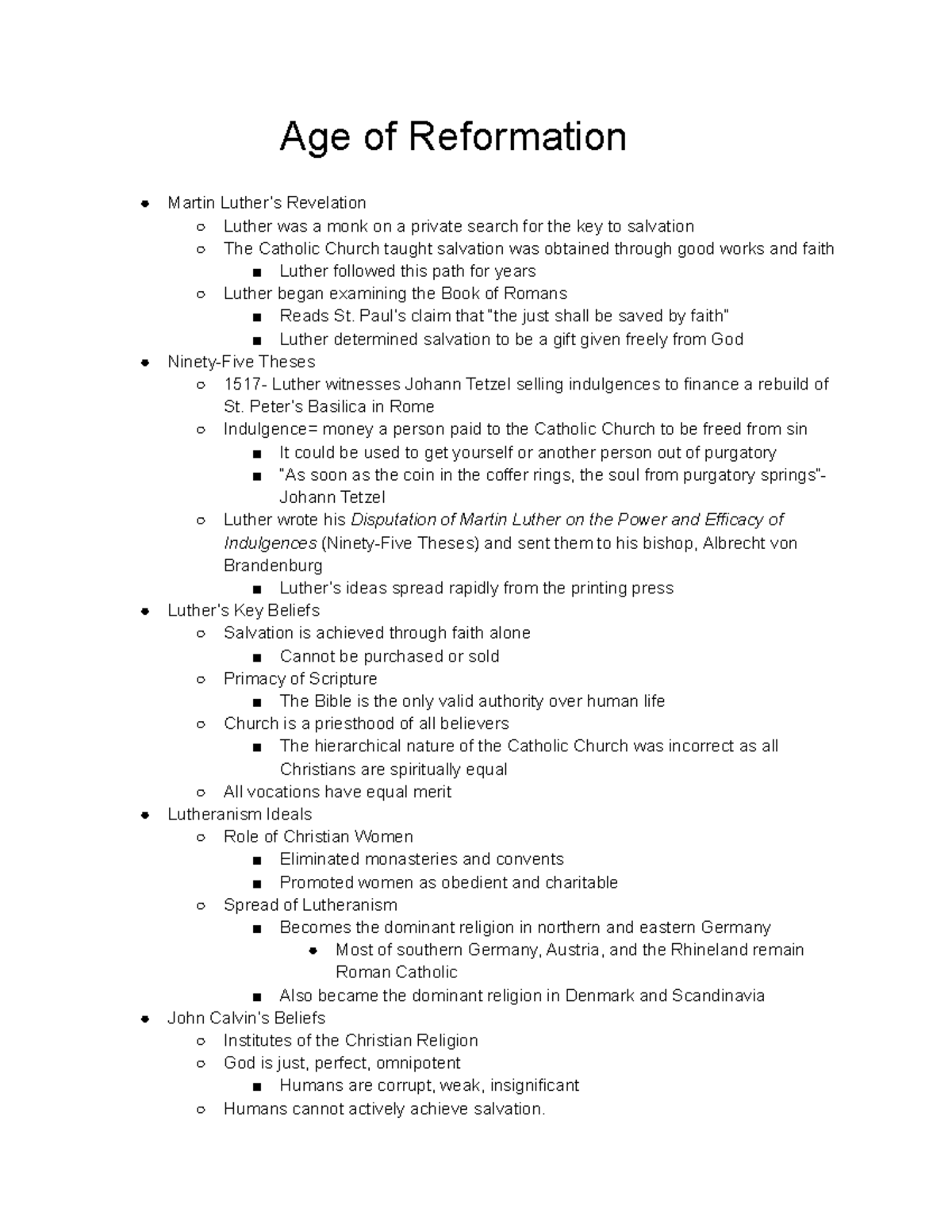ap-euro-unit-2-notes-age-of-reformation-martin-luther-s-revelation