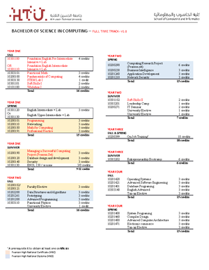 BS Study Plan Computer Science desc - Al Hussein Technical University ...