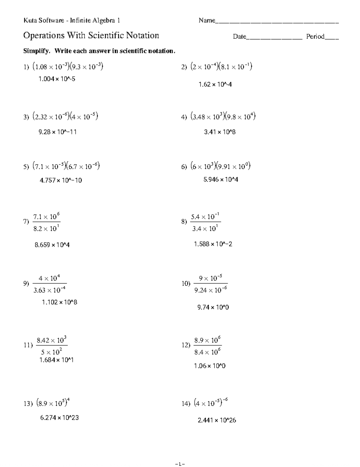 Kami Export - Nicholas Nyambane - Operations Sci. Notation Questions ...