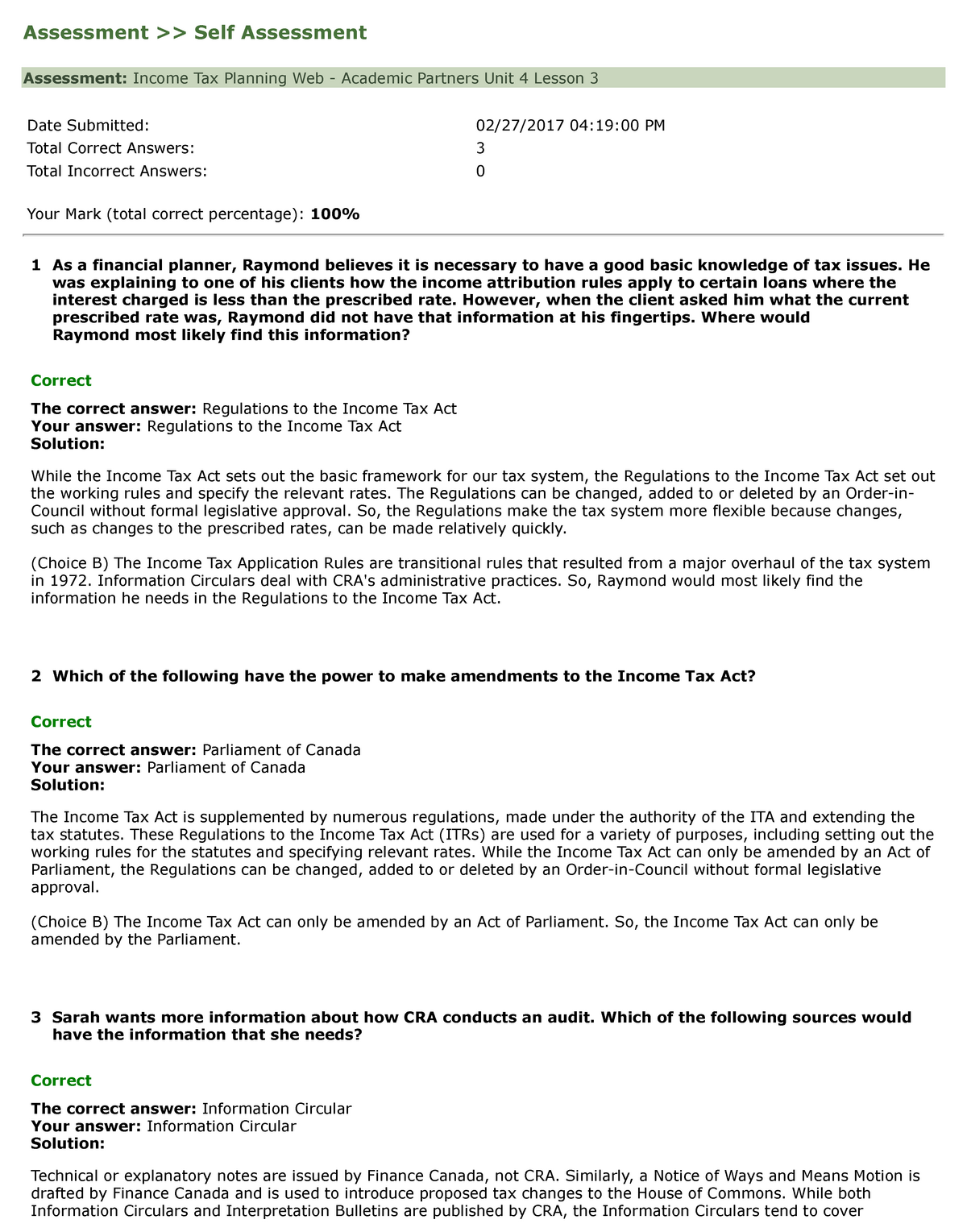 Unit 4 Lesson 3 - CIFP assignments - Assessment &gt;&