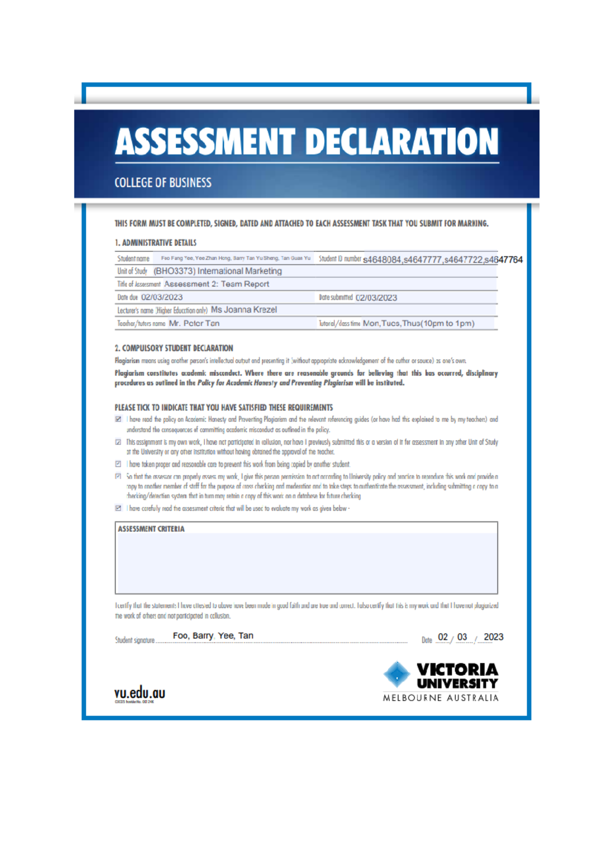 Assessment 2 Group A1 assigment Executive Summary ALDI is a global