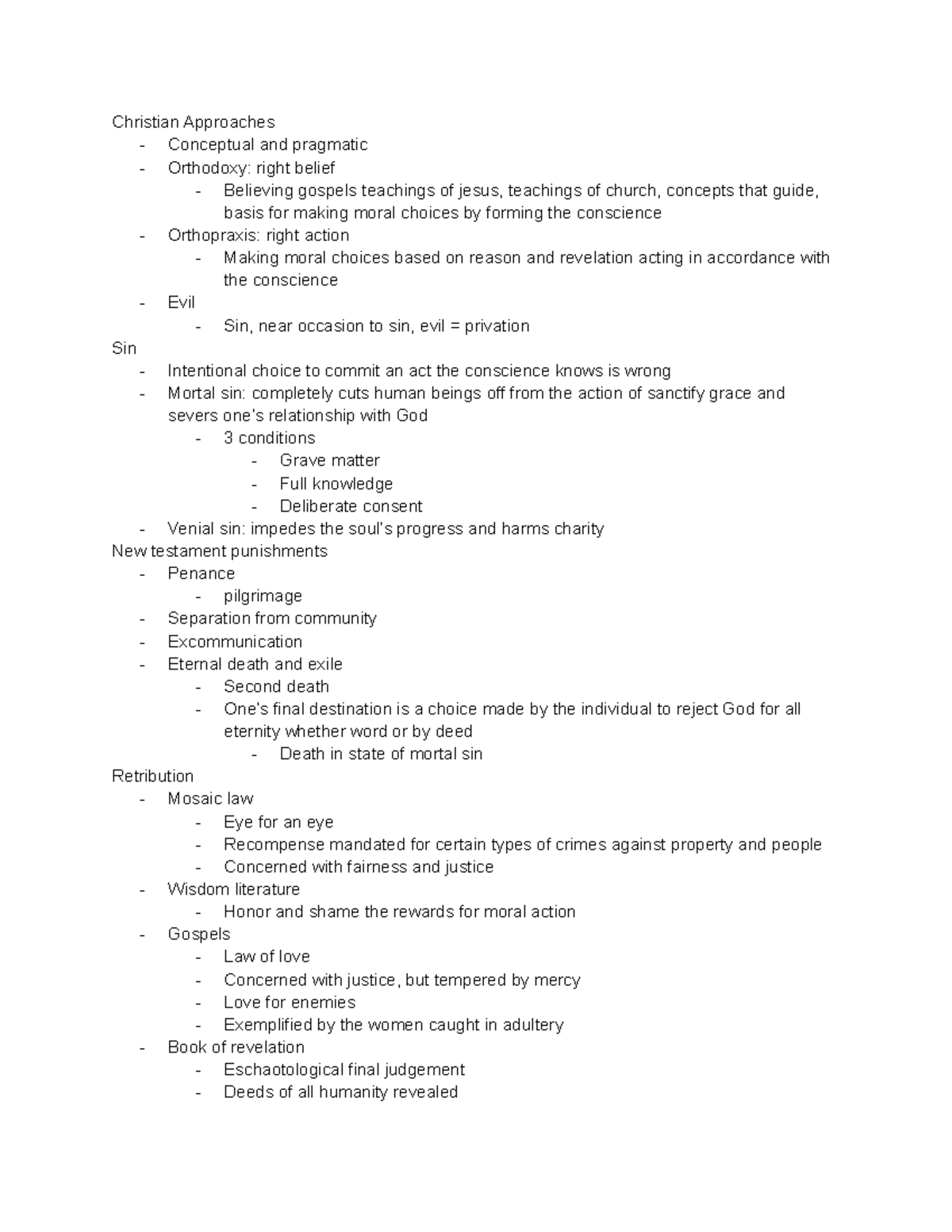 RLST 1004 3 4 Morality, Ethics, Sin 2 - Christian Approaches ...