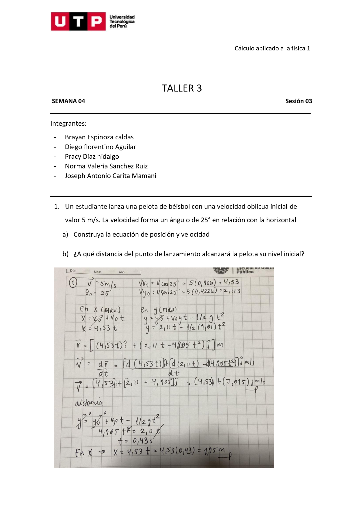 S04.s3 - Resolver Ejercicios Terminado - Cálculo Aplicado A La Física 1 ...