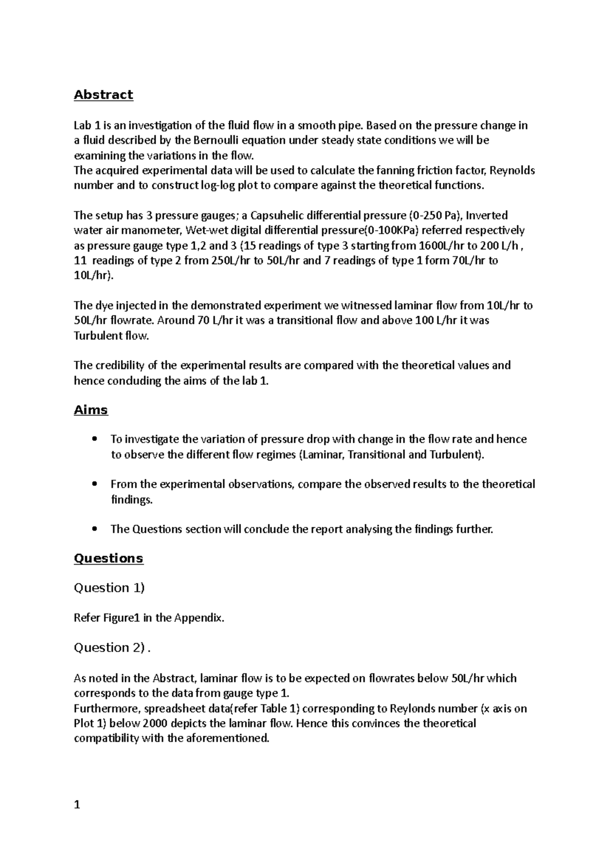 Lab 1 Sem1 2019 - The 1st practical out of the 2 labs - Abstract Lab 1 ...
