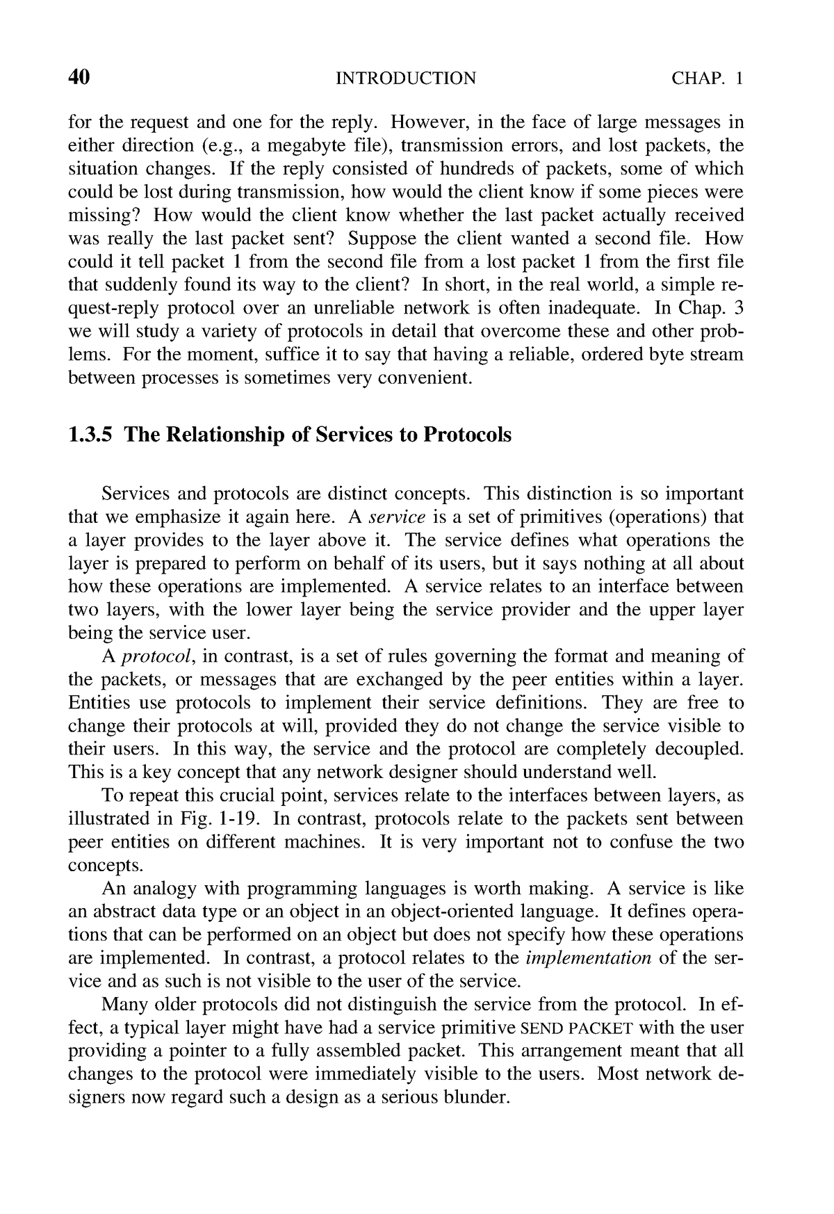 Andrew S Tanenbaum Computer Networks 8 40 Introduction Chap 1 For The Request And One For 7296