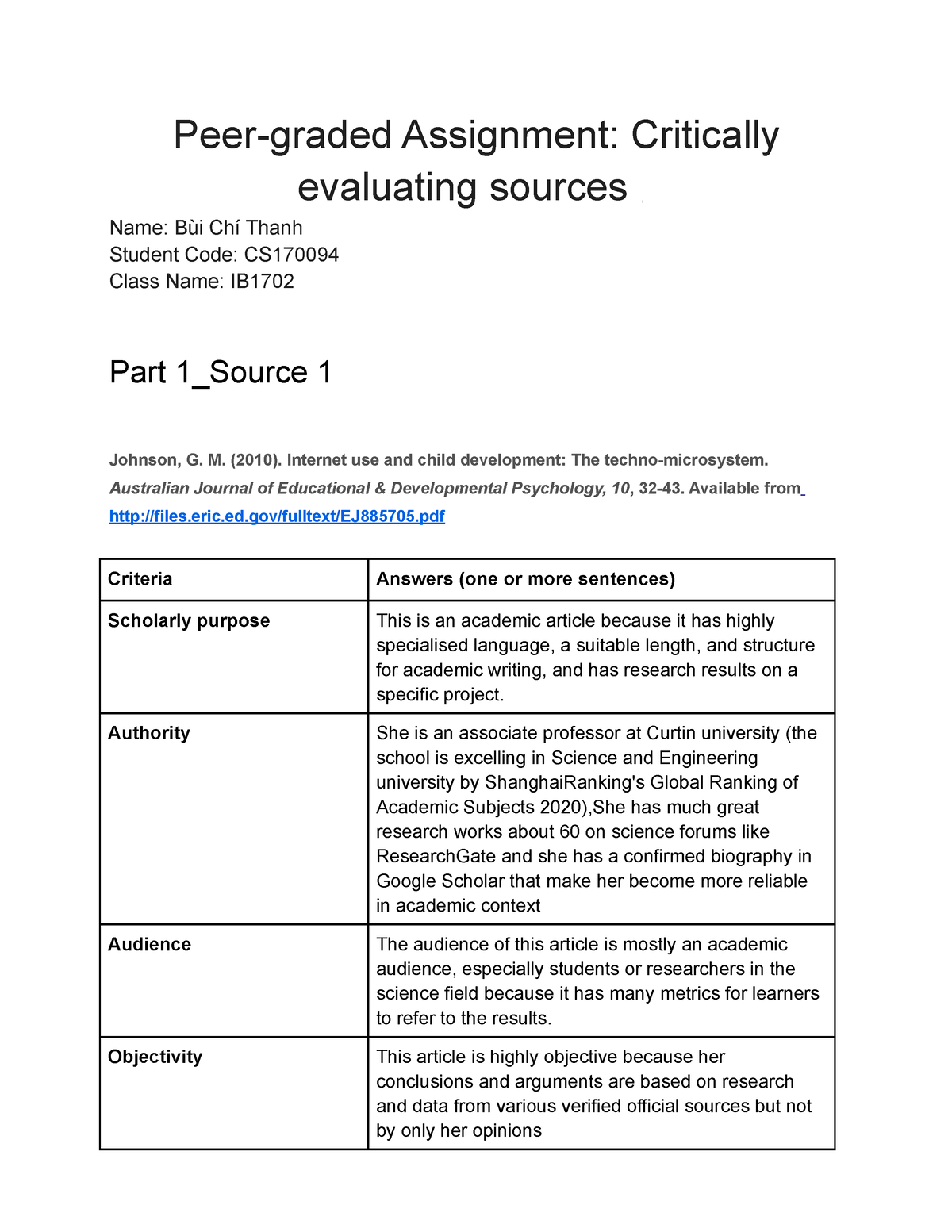 peer graded assignment pdf download