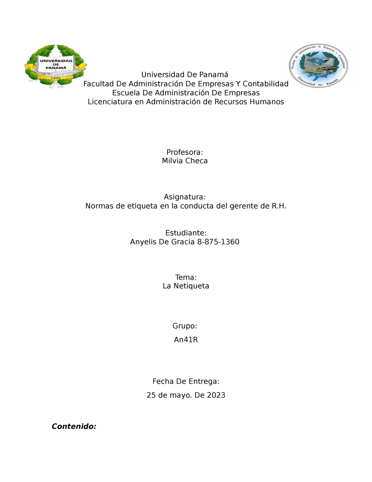 La Netiqueta - Universidad De Panamá Facultad De Administración De ...