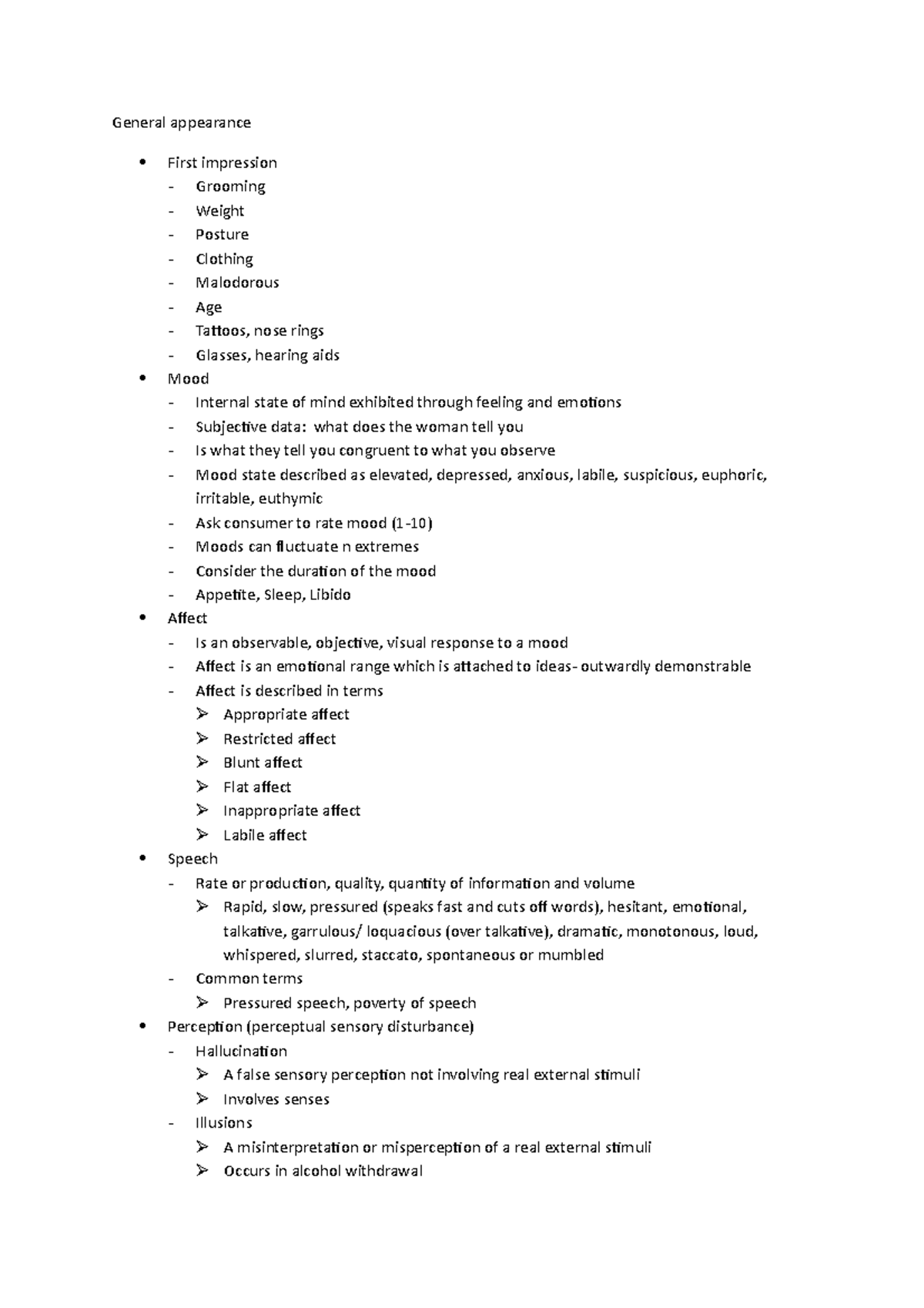 Tut 3 Mse - Mse Details - General Appearance First Impression 