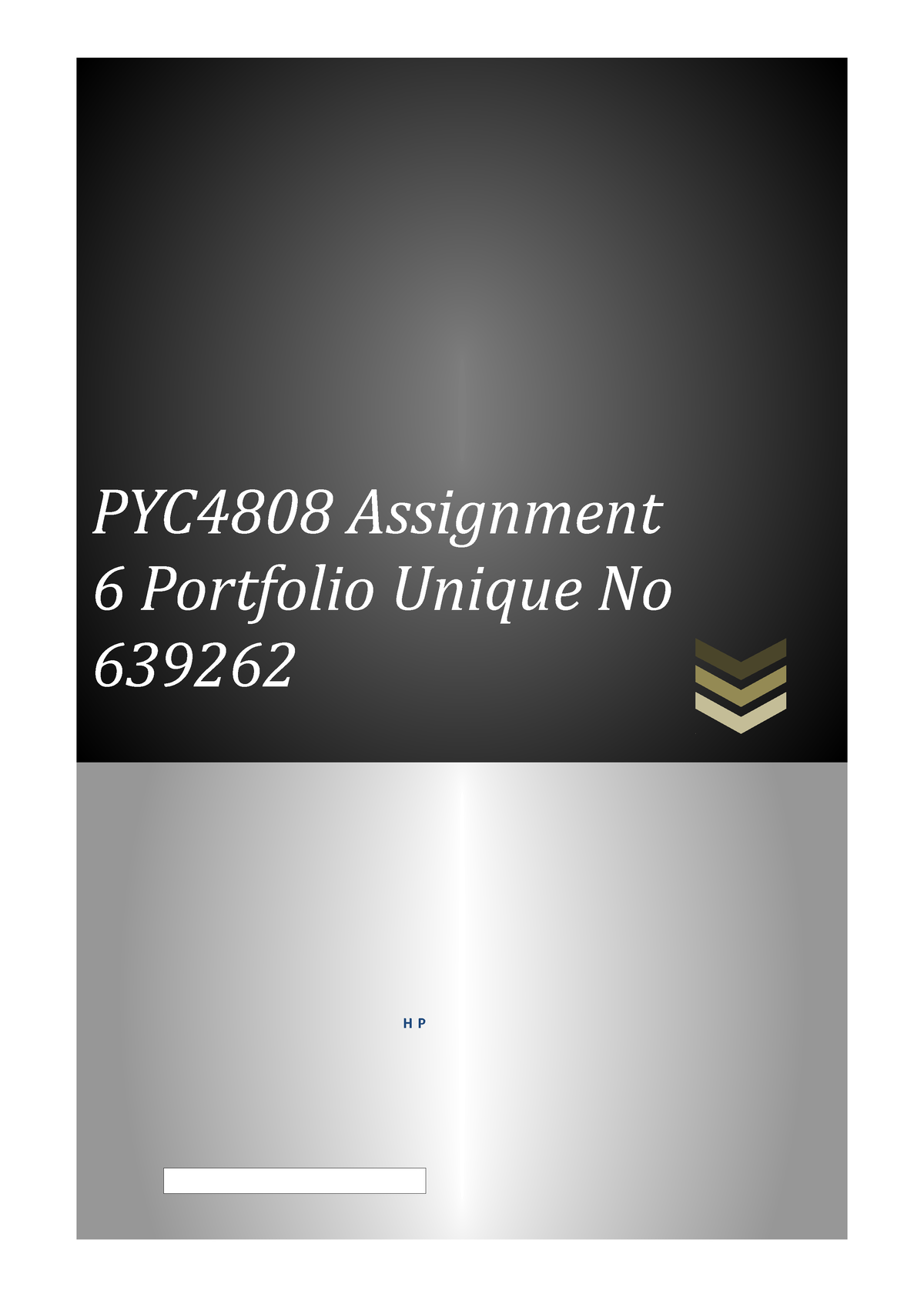 pyc4808 assignment 5 multiple choice