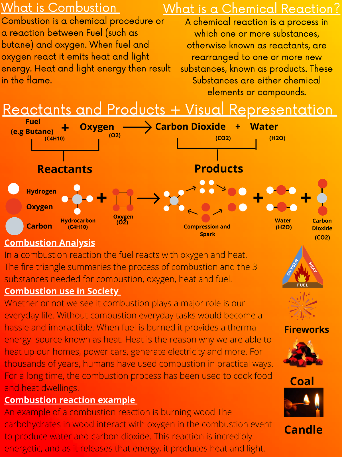 What is combustion - + Combustion is a chemical procedure or a reaction ...