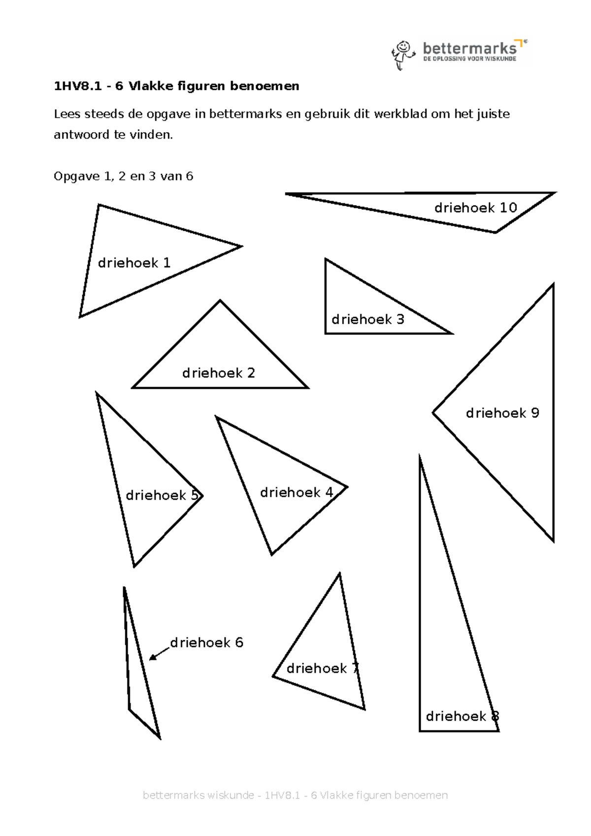 Hv Vlakke Figuren Benoemen Wiskunde Bettermarks Wiskunde Hv Vlakke Figuren