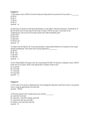 Intro to Finance Chapter 4 Notes - Chapter 4 Financial Planning Process ...