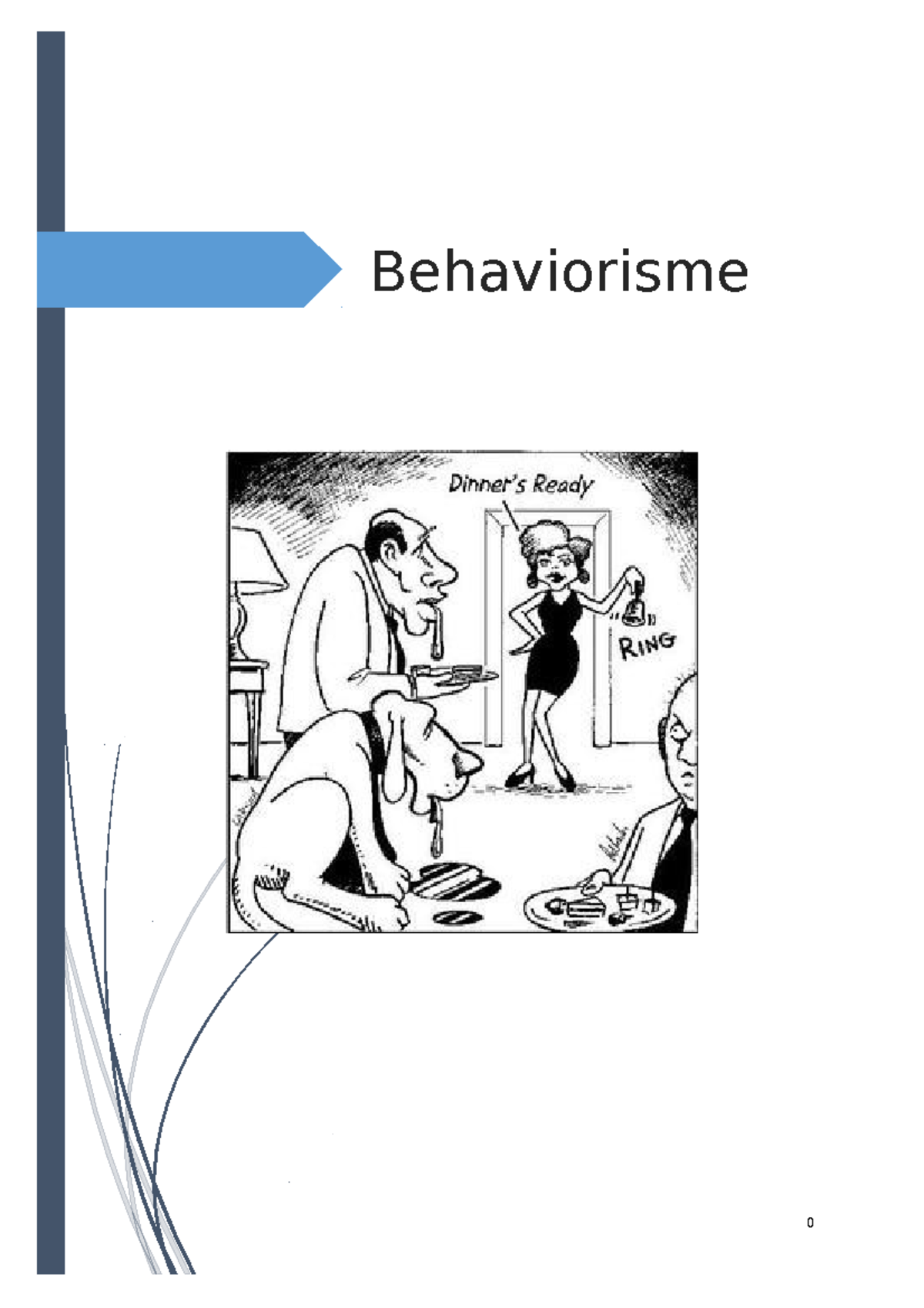 Behaviorisme - Behaviorisme Inhoudsopgave 1 2 Mensbeeld In Het ...