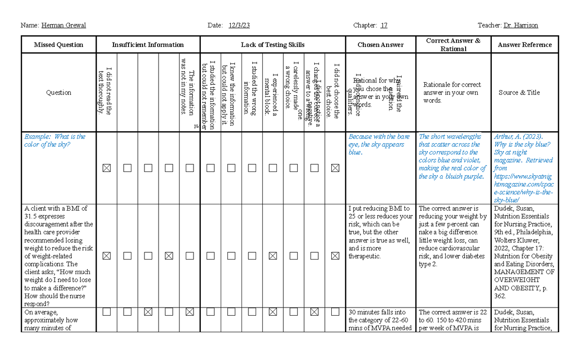 Mastery Quiz Review #5 - The information was not in my notes. but could ...