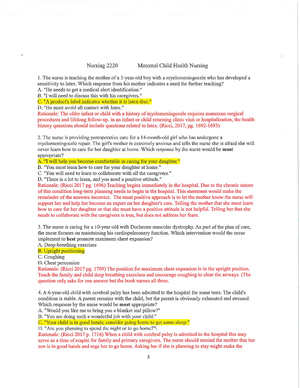 MP TEST 1 Notes - MAT/PEDS EXAM 1 NOTES CHAPTER 1 During the 17th and ...