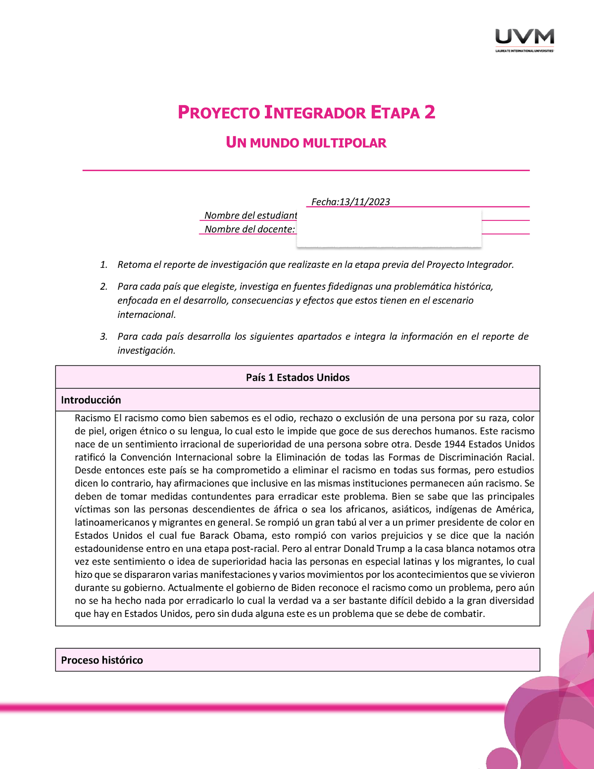 A7 - Actividad 7 - PROYECTO INTEGRADOR ETAPA 2 UN MUNDO MULTIPOLAR ...