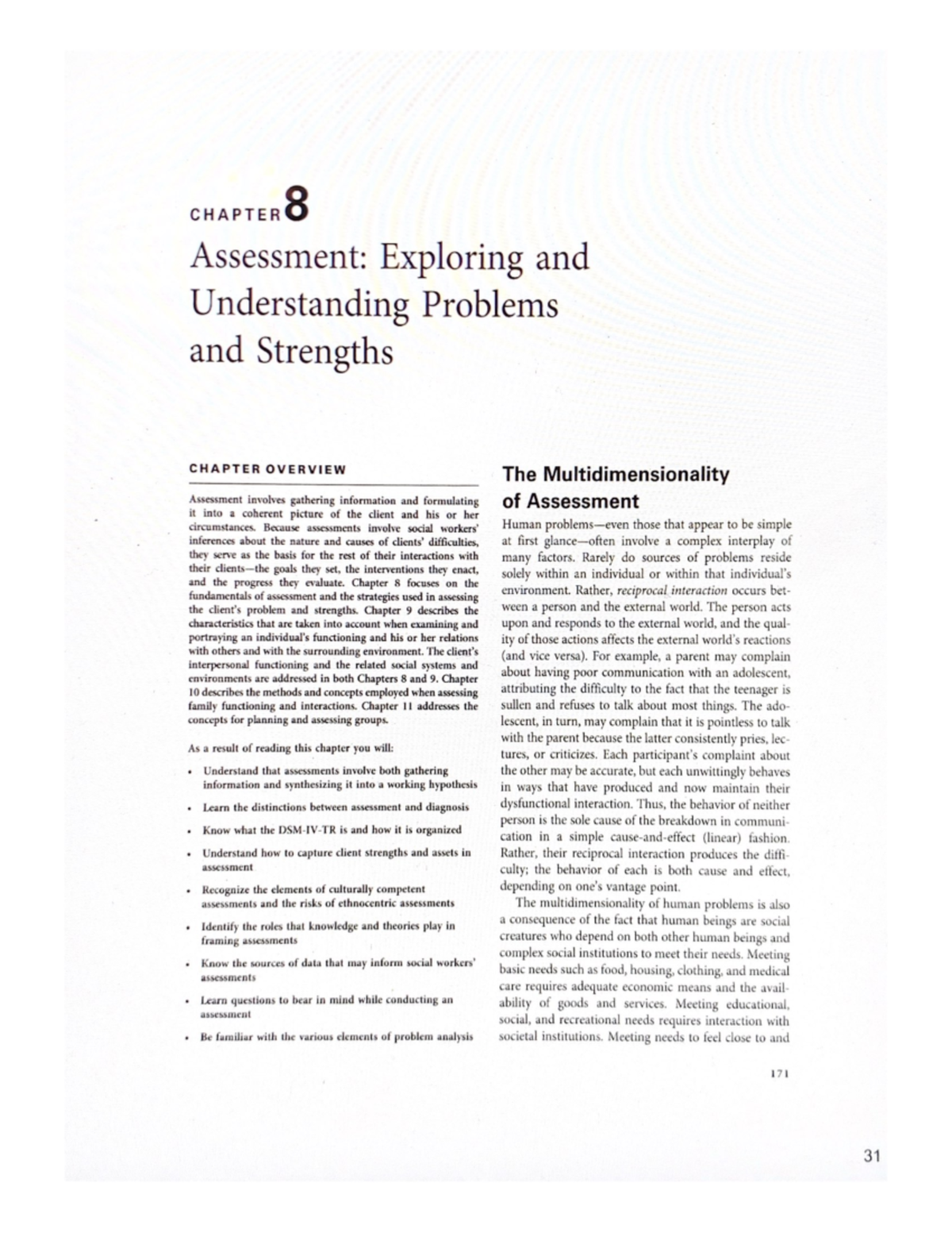 Chapter 8 Assessment Hlthage 2l03 Studocu