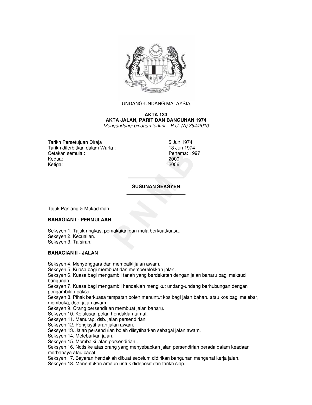 Akta133y1974bm - FOR REFERENCES - UNDANG-UNDANG MALAYSIA AKTA 133 AKTA ...