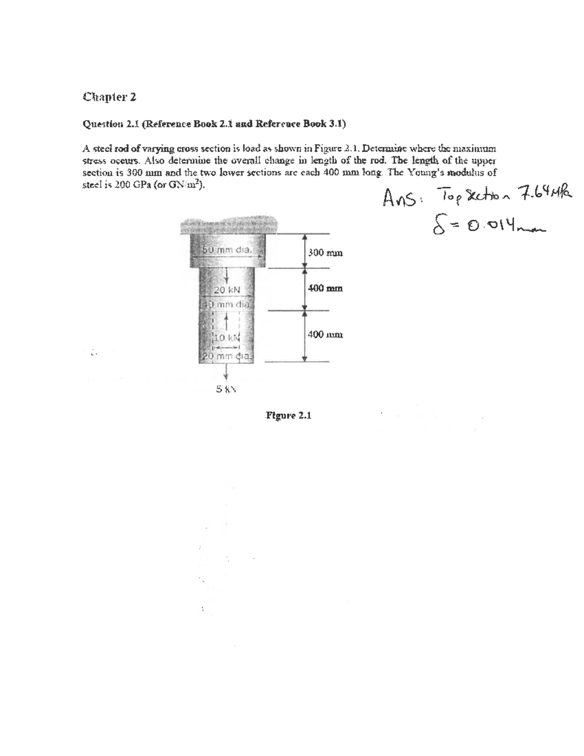 Ans PA2 - Concepts of Stress and Strain - Maae 2202 - Studocu