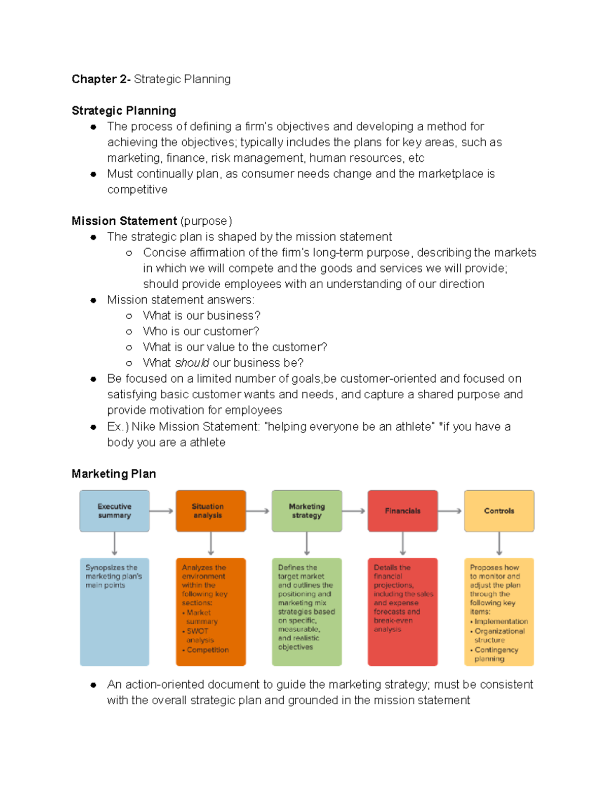 Chapter 2 - Google Docs - Lisa - Chapter 2- Strategic Planning ...