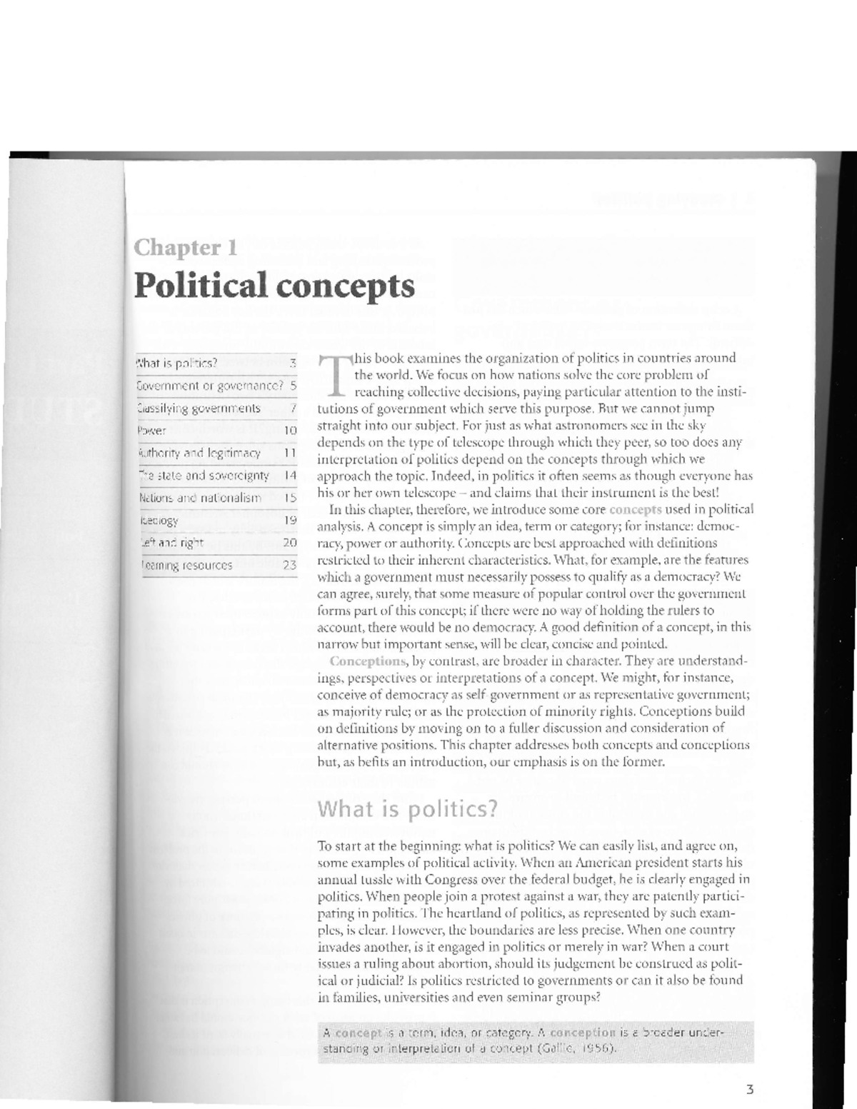 Hague, Harrop-Political Science Ch.1. Notes 2pdf - Political concepts ...