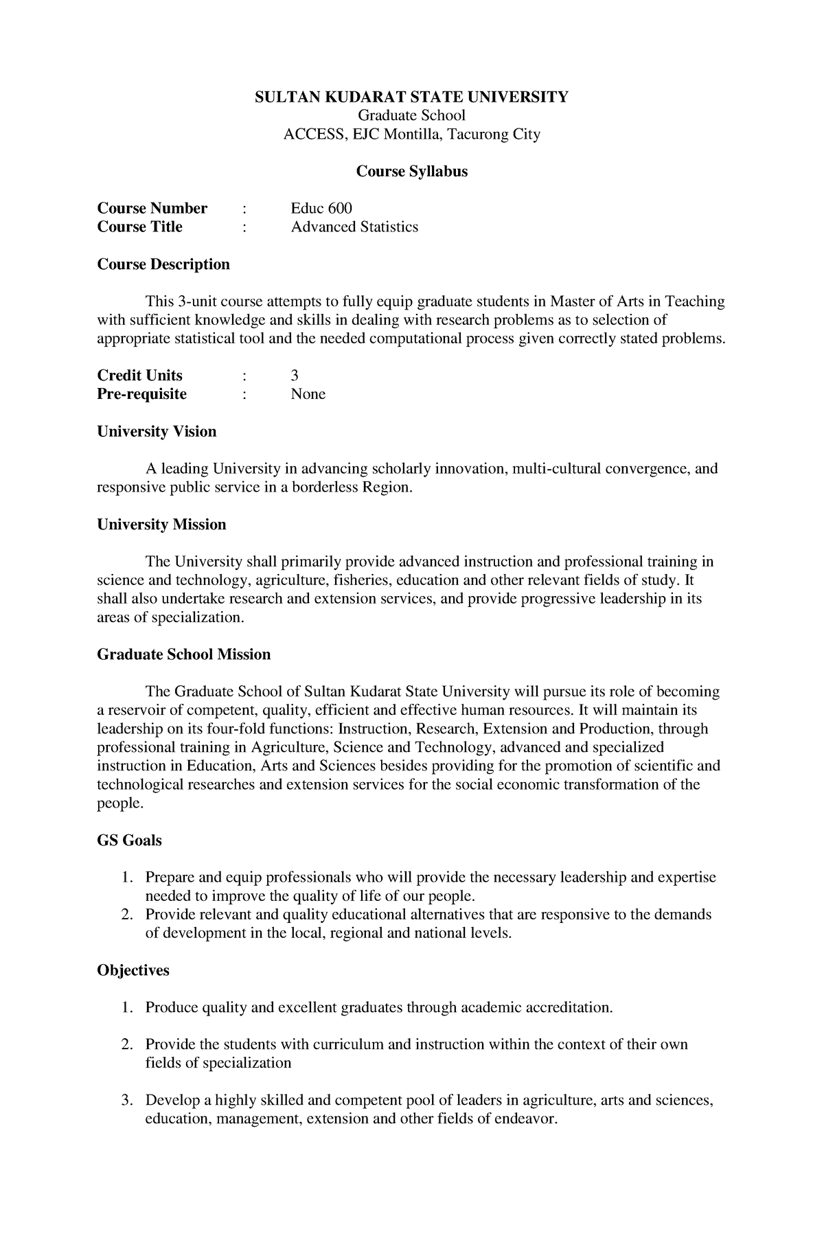 syllabus-in-statistics-mat-eng-ss-sultan-kudarat-state-university