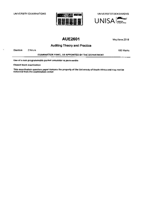 Isa 200 Handbook Isa 200 Aue2601 Unisa Studocu