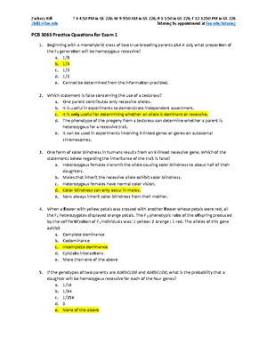 Genetics Chapter 15 Notes Part 4 - The genetic code Codon is a group of ...