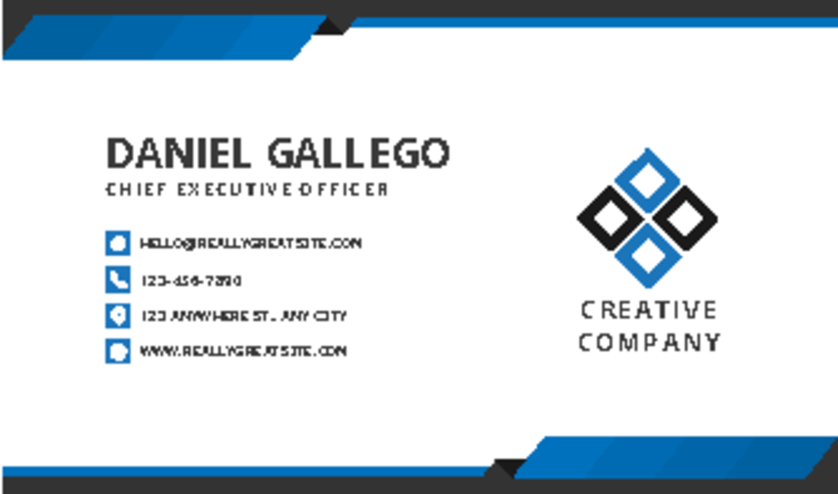Corporate Business Card - Bachelor of Science in Information Technology ...