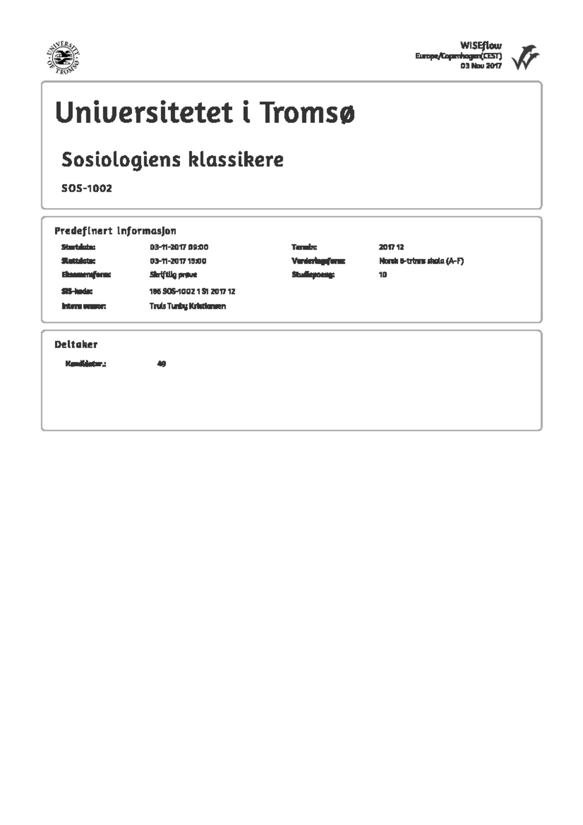 Eksamensbesvarelse Med Karakter C - (49)-Min Besvarelse Id: 11468447 1 ...