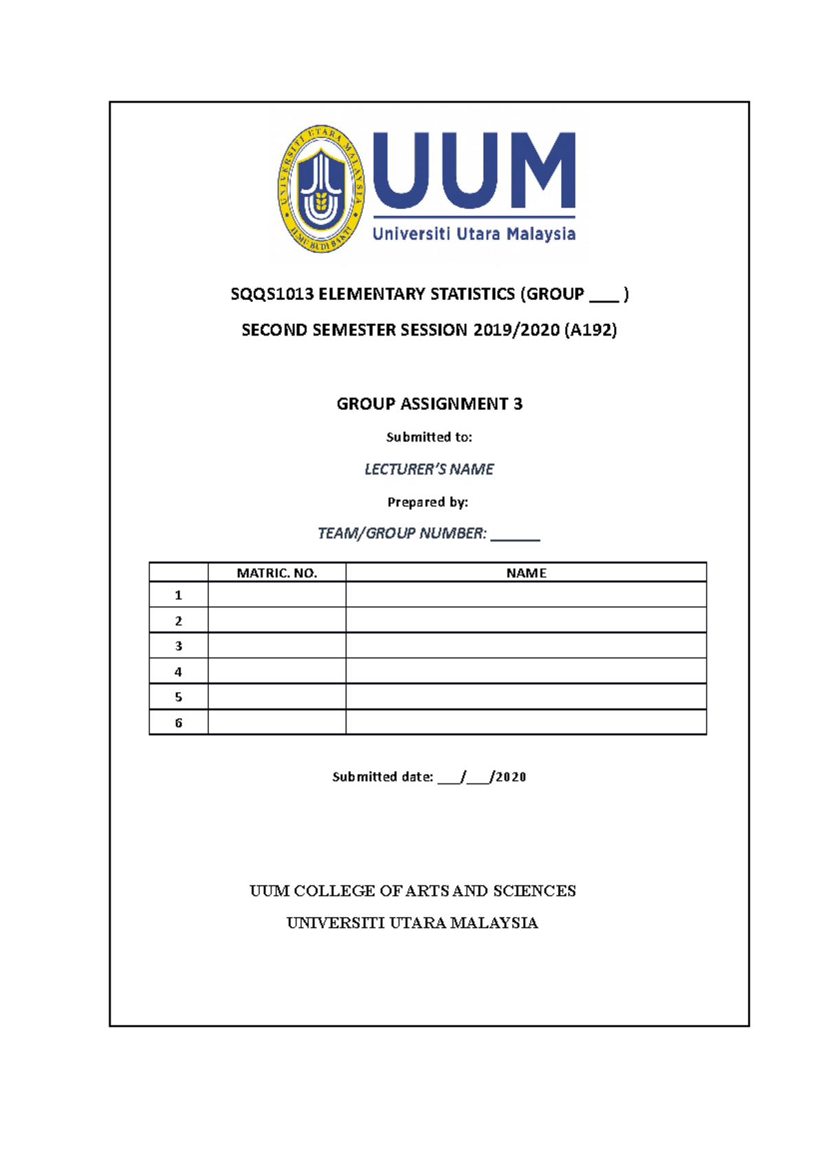 sqqs1013 elementary statistics assignment 1