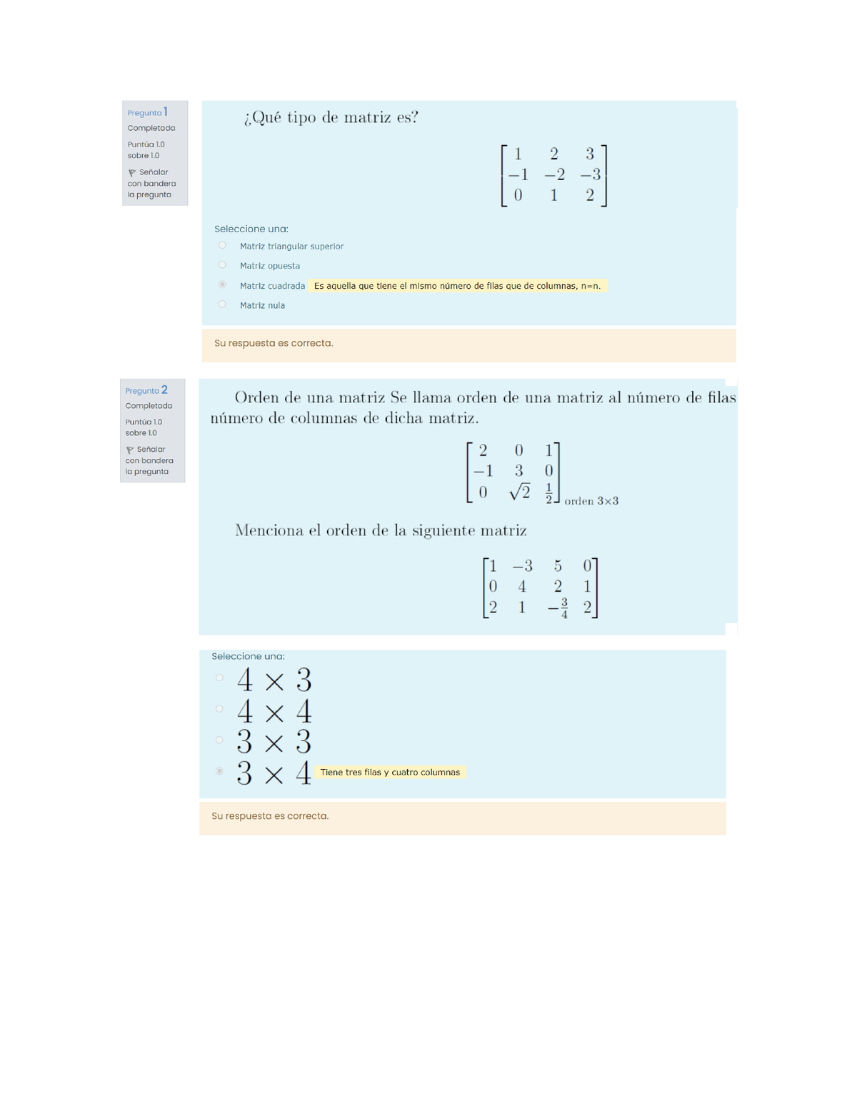 Examen Autocalificable 1 - Algebra Lineal - Studocu