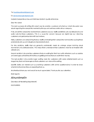 Email lcc 500 Group 6 - SUBJECT: Action Plan Regarding Smartwatch ...