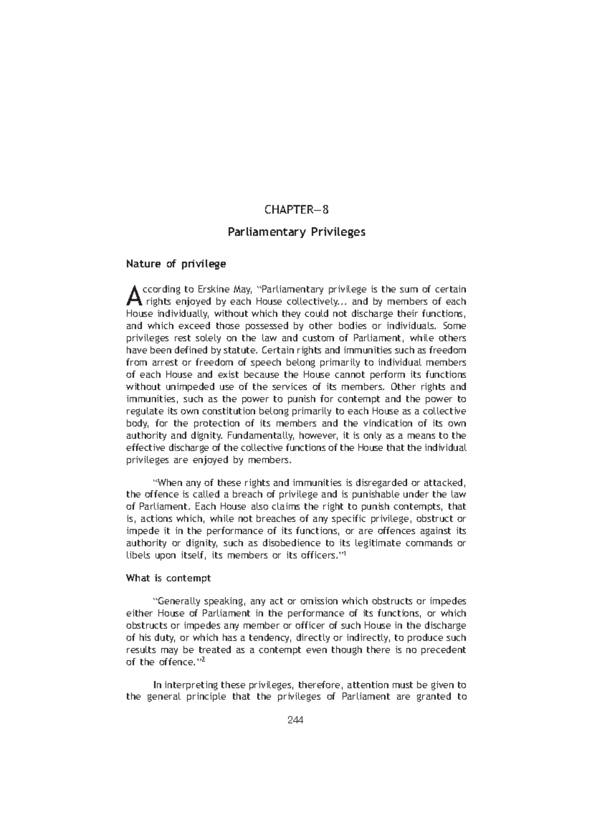 Chapter 8 Law