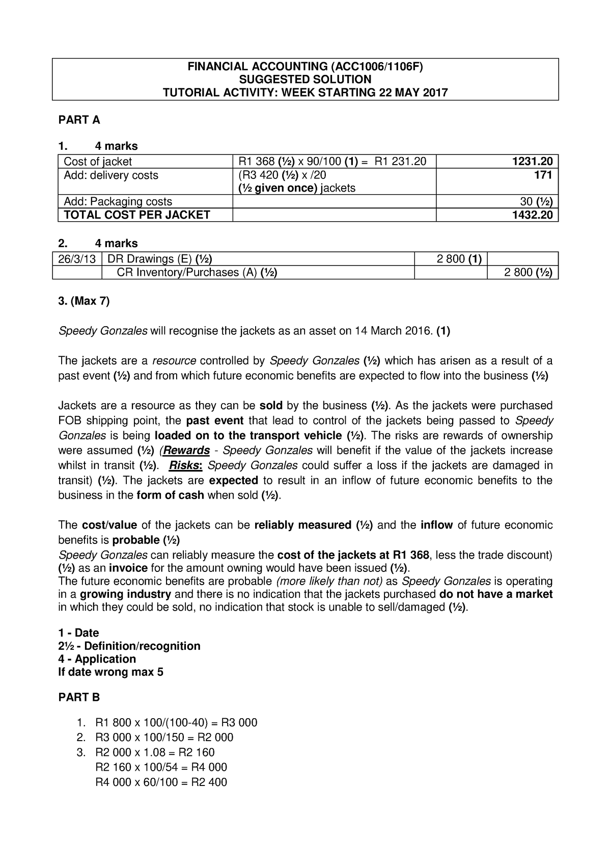 Activity+1+Solution - GOOD - FINANCIAL ACCOUNTING (ACC1006/1106F ...