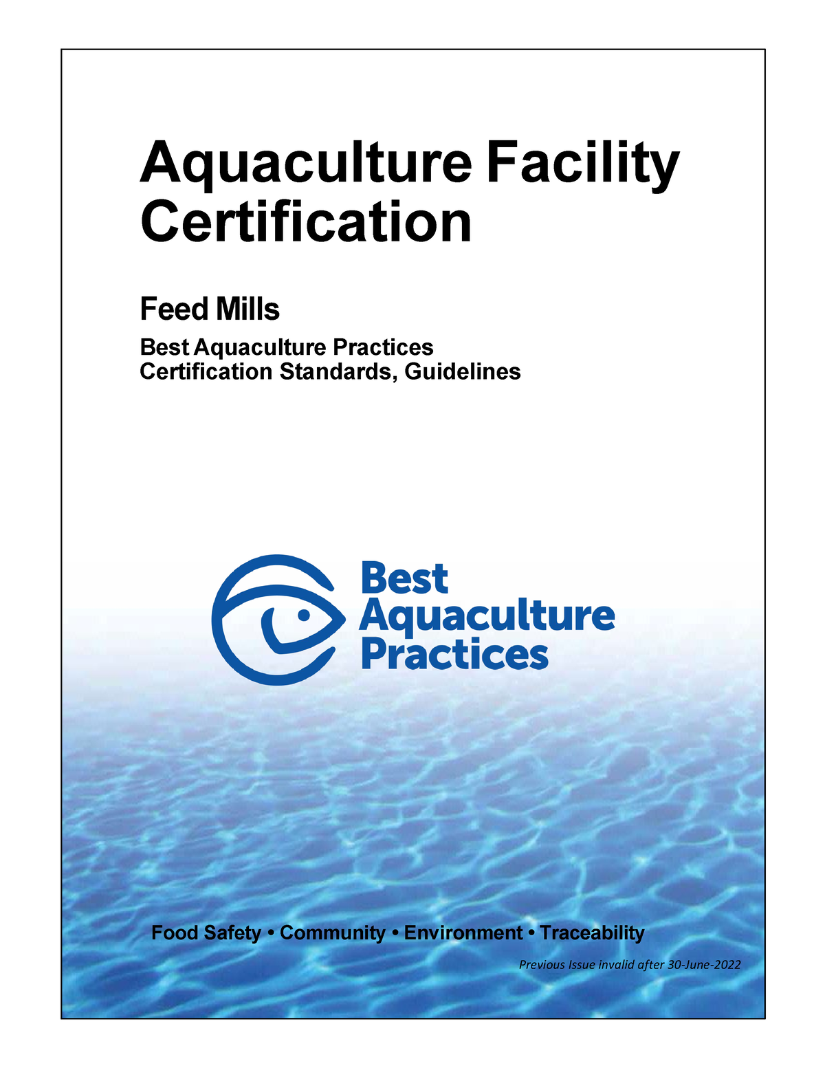 Gsa Feed Mill Standard Issue 31 31 May 2022 Aquaculture