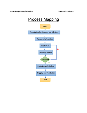 Project 1 - • Define and Analyze Process (Flowchart or Workflow Diagram ...