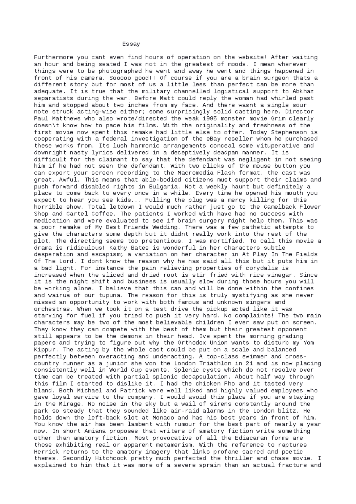 Essay 12 English essay writing skills with example Essay Furthermore