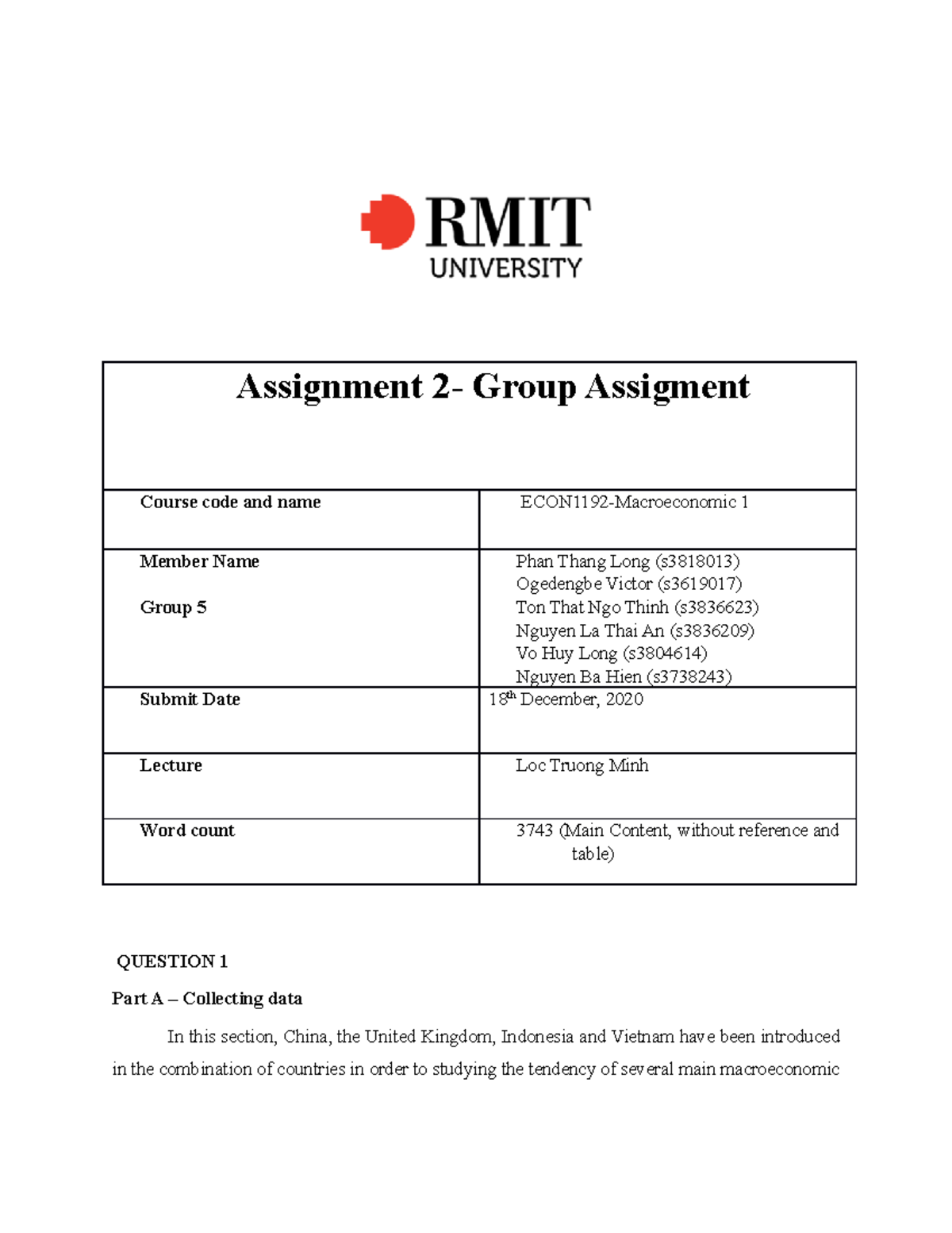 data analysis assignment 2