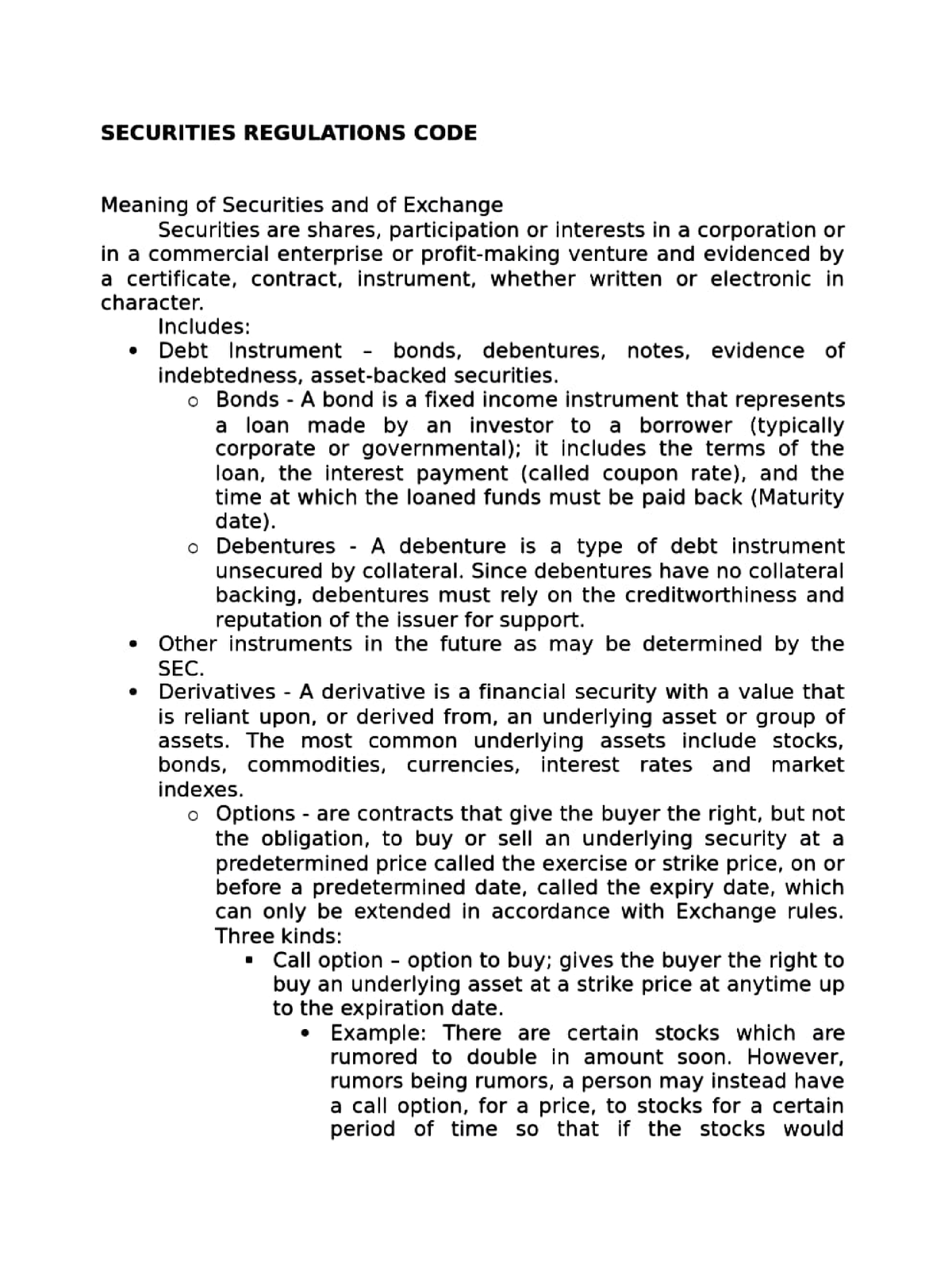 securities-regulation-code-summary-securities-regulations-code